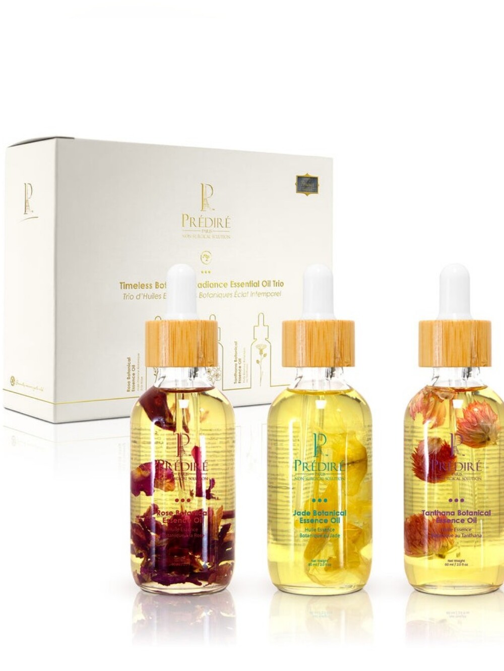 Prédiré Paris Timeless Botanical Radiance Essential Oil Trio French Spa $650